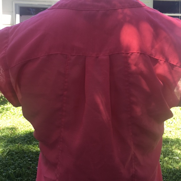 Cap sleeve pink top - Picture 3 of 3